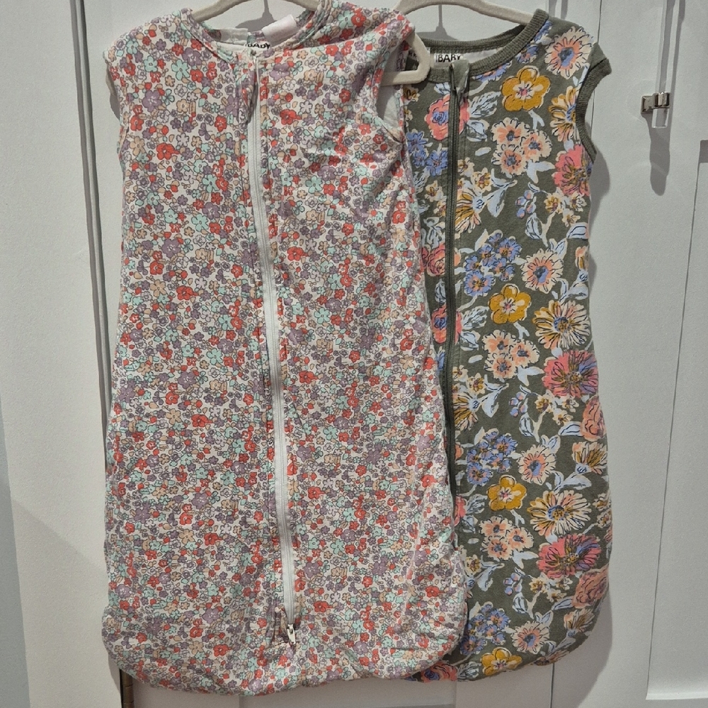 Floral Baby Sleep Sacks